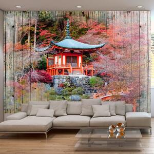 Samolepiaca tapeta farebné Japonsko - Autumnal Japan