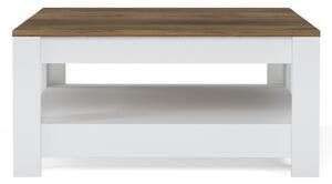 Dizajnový konferenčný stolík Adalgisa 89,6 cm orech biely