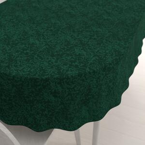 Biante Teflónový oválny obrus TF-035 Venezia smaragdovo zelený 140x160 cm