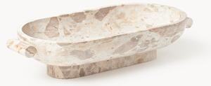 Mramorová dekoračná miska Fossil, Š 46 cm