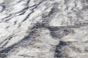Moderný koberec TINE 75417A, nepravidelný tvar, Skala, krémovo/ sivý