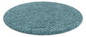 Okrúhly koberec SOFFI shaggy 5cm modrý