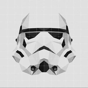 IXXI Skladaný obraz Star Wars – Stormtrooper – extra veľký 240 × 240 cm