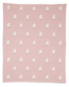 WOUF Detská deka Pink Ice Creams 100 × 80 cm
