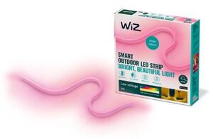 Philips WiZ Colors 8720169074859 Smart Outdoor Led LightStrip kit 5m Type C vonkajší LED pás 24W/630lm 2700-5000K+RGB IP65 (adaptér IP44) biela
