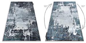 Moderný koberec DE LUXE 2078 ornament vintage - Štrukturálny sivý