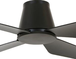 Stropný ventilátor Beacon Aria CTC, čierny, Ø 121 cm, tichý
