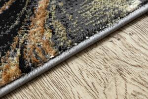 Moderný koberec DE LUXE 622 Abstrakcia - Štrukturálny krém / zlatý
