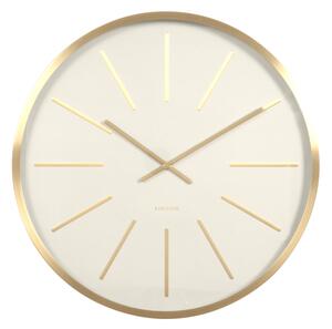 KARLSSON Nástenné hodiny Maxiemus – biele ∅ 60 cm