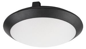 Rabalux WELRO vonkajšie stropné svietidlo 1xE27/9W/230V/IP65 pr. 30 cm čierna farba