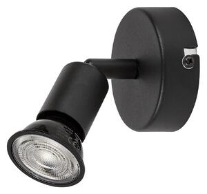 Rabalux NORTON nástenné bodové svietidlo GU10/25W/230V, čierna farba