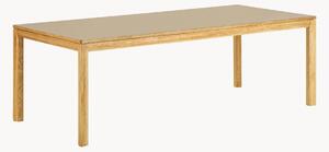 Rozkladací drevený jedálenský stôl Bowen, 220-270-320 x 100 cm