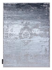 Moderný koberec DE LUXE 2083 ornament vintage - Štrukturálny sivý