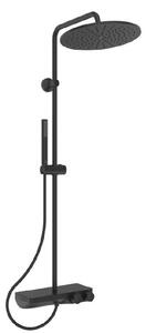 Ideal Standard CeraTherm - Sprchový set s termostatom, priemer 30 cm, hodvábna čierna A7631XG