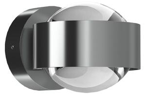 Puk Mini Wall LED 2x8W Šošovky číre, matný chróm