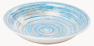Ručne vyrobené hlboké taniere Swirl, 6 ks