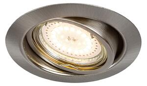 Rabalux LED zápustné bodové svietidlo Lite 3x3W | 240lm | 3000K - set 3 ks, saténový chróm, 1166