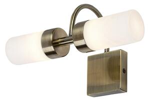 Rabalux LED kúpeľňové nástenné svietidlo Betty 2x4W | 785lm | 4000K | IP44 - bronz