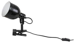 Rabalux Stolná lampa s klipom Flint 1x25W | E14 | IP20 - čierna