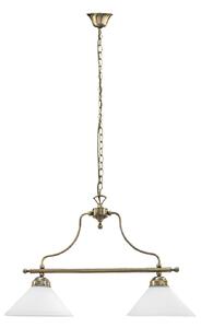Rabalux Závesný luster Marian 2x60W/E27/230V/IP20 - bronz
