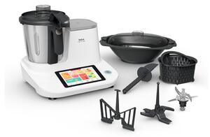 Kuchynský robot v bielo-striebornej farbe Click and Cook - Tefal