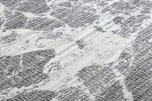 Moderný koberec REBEC strapce 51186B Mramor krémovo/ sivý