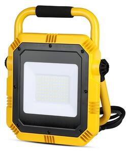 V-TAC PRO prenosný LED reflektor 50W so stojanom so SAMSUNG čipmi, Neutrálna biela 4000 - 4500K