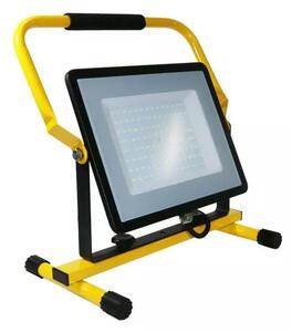 V-TAC PRO prenosný LED reflektor 100W so stojanom SAMSUNG čipy, Studená biela 6000 - 6500K