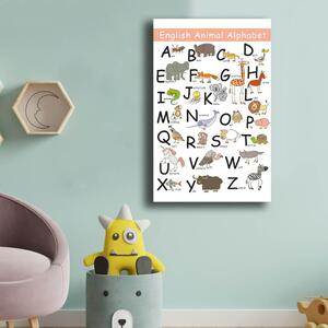 Detský obrázok 45x70 cm Alphabet – Wallity