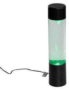 Neon stolná lampa čierna vrátane LED RGB - Hurricane