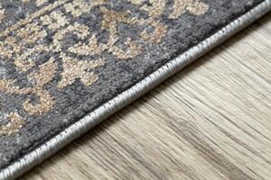Moderný koberec LUCE 91 Ornament vintage - Štrukturálny sivo / horčicový