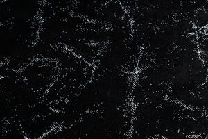 Okrúhly koberec GLOSS 2813 87 , rám, Grécky čierny