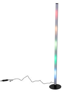 Stolná lampa Neon čierna vrátane stmievateľnej RGB LED - Tijs