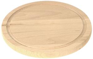 Lopár drevený okrúhly 20 cm (drevená kuchynská doska na krájanie)