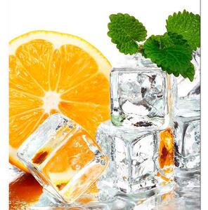 Fototapeta citrón a kocky ľadu