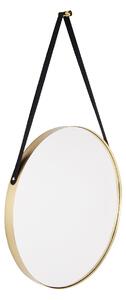 PRESENT TIME Okrúhle zrkadlo Balanced Round – zlaté ∅ 47 cm