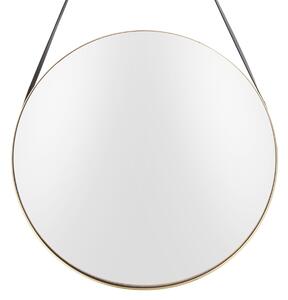 PRESENT TIME Okrúhle zrkadlo Balanced Round – zlaté ∅ 47 cm
