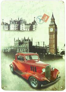 Retro tabuľa Londýn (historická pohľadnica Londýna - rozmer 20x30 cm)