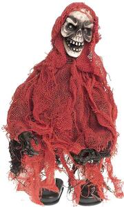 Smrtka červený Kostlivec (Halloween lacné dekorácie | Smrtka Kostlivec)