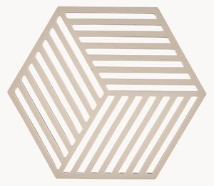Silikónové podložky pod poháre Hexagon, 12 ks