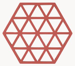 Silikónové podložky pod poháre Triangles, 6 ks