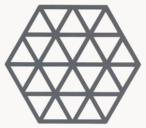 Silikónové podložky pod poháre Triangles, 6 ks