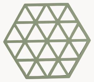 Silikónové podložky pod poháre Triangles, 6 ks