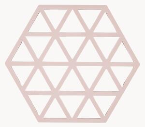 Silikónové podložky pod poháre Triangles, 6 ks
