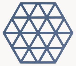 Silikónové podložky pod poháre Triangles, 6 ks