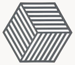 Silikónové podložky pod poháre Hexagon, 6 ks