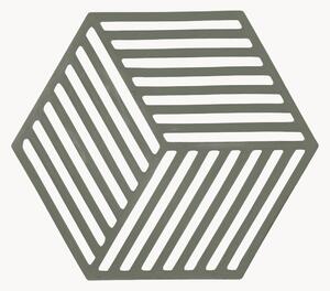 Silikónové podložky pod poháre Hexagon, 6 ks