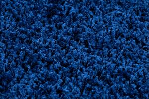 Koberec SOFFI shaggy 5cm tmavo modrý