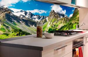 Samolepiaca fototapeta do kuchyne očarujúce hory
