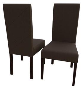 Jedálenská stolička MOVILE 4 - orech / tmavá hnedá 1